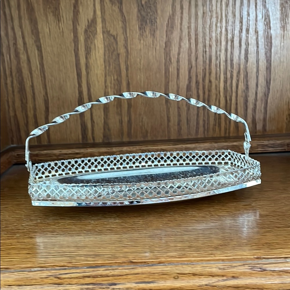 Vintage Queen Anne Silver Plated Tray